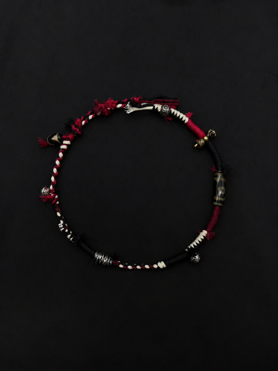 Ember Trail — Double-Wrap Woven Bracelet